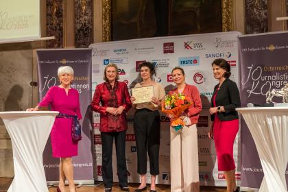 Anna-Maria Wallner und Stefanie Kompatscher; Bild: APA-Fotoservice/Jacqueline Godan
